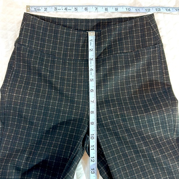 American Original REWASH Brand Legging. Black, Brown & Gray Plaid. Size Medium - Picture 5 of 9